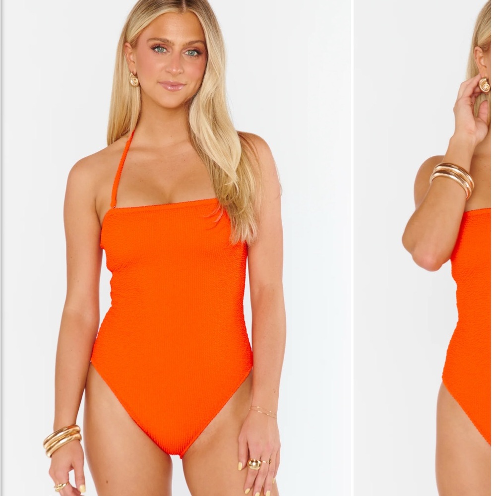 Show Me Your MuMu The Tube One Piece | Blood Orange Scrunch